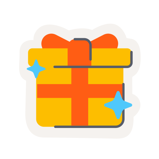 caja de regalo icono gratis