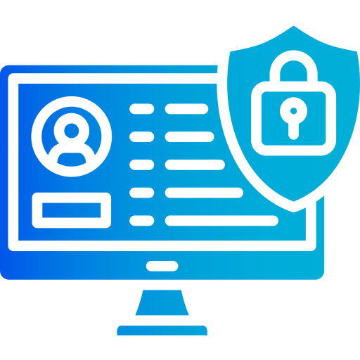 protección de datos icono gratis