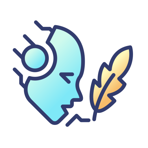 escritor icono gratis