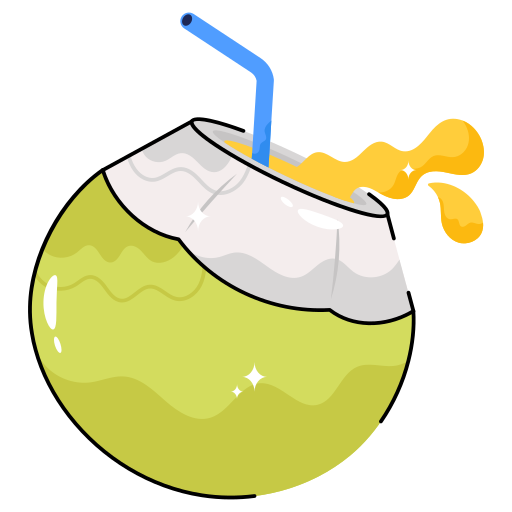 l'eau de noix de coco gratuit sticker l'eau de noix de coco gratuit sticker