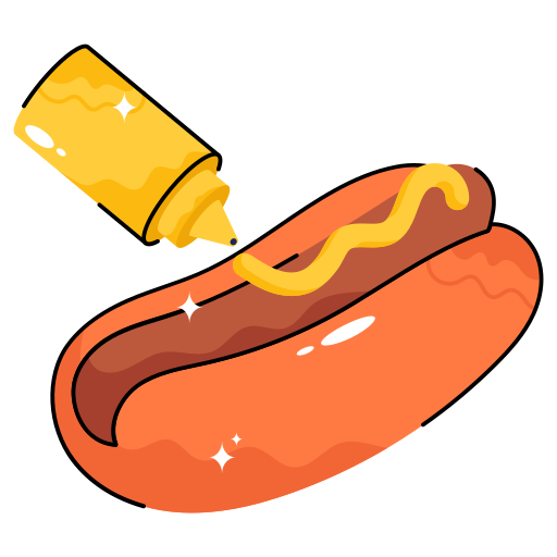 hot dog gratis sticker