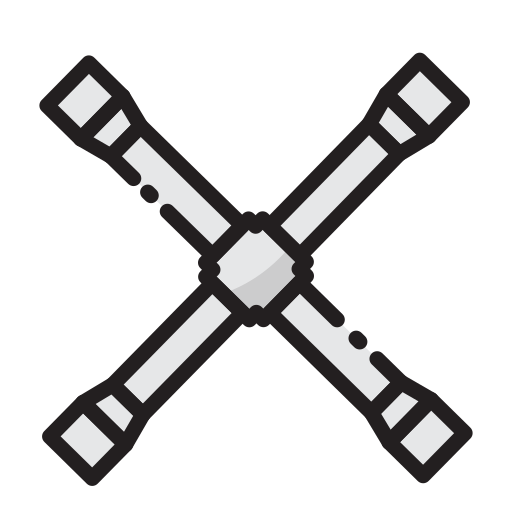 Lug wrench free icon Lug wrench free icon