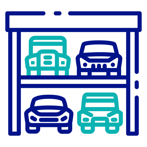 sala de exposición icono gratis