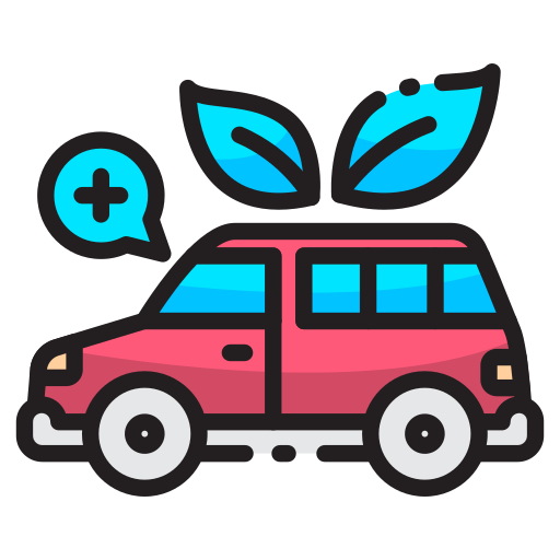 coche ecológico icono gratis