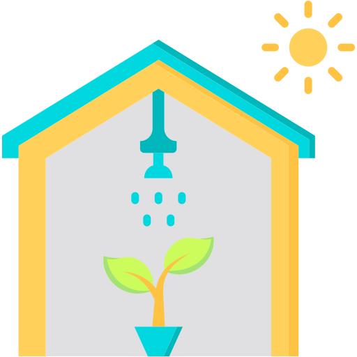Smart greenhouse free icon