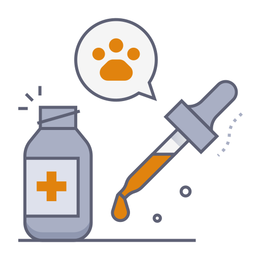 medicina para mascotas icono gratis