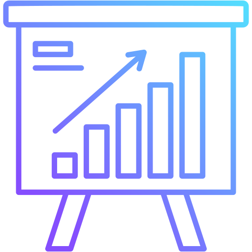 gráfico de barras icono gratis