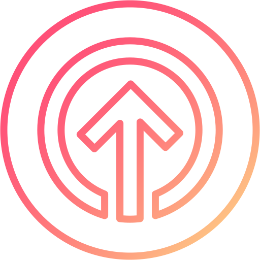 flecha arriba icono gratis