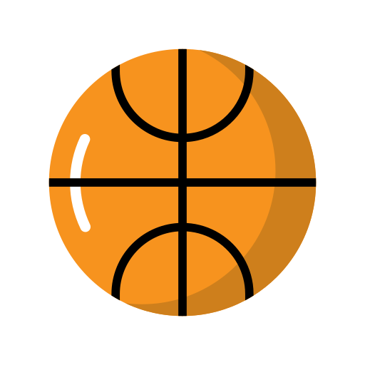 pelota de baloncesto icono gratis