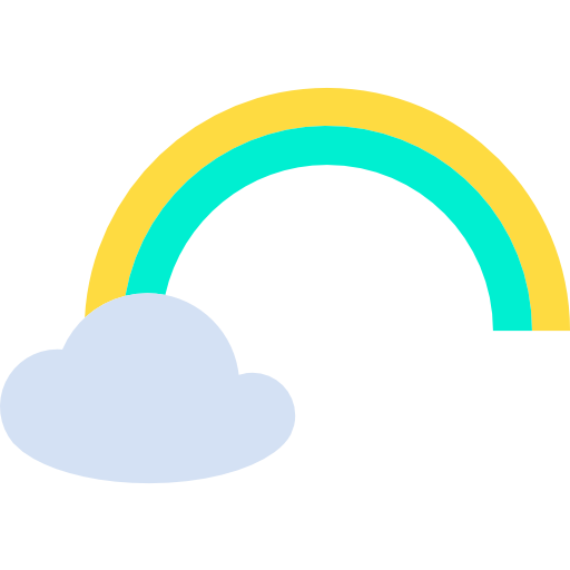 arco iris icono gratis