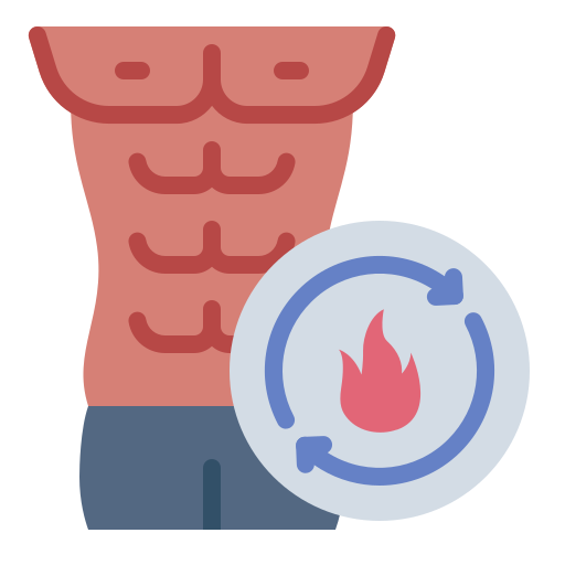 aptitud física icono gratis