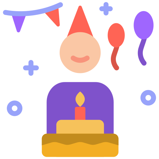 feliz cumpleaños icono gratis