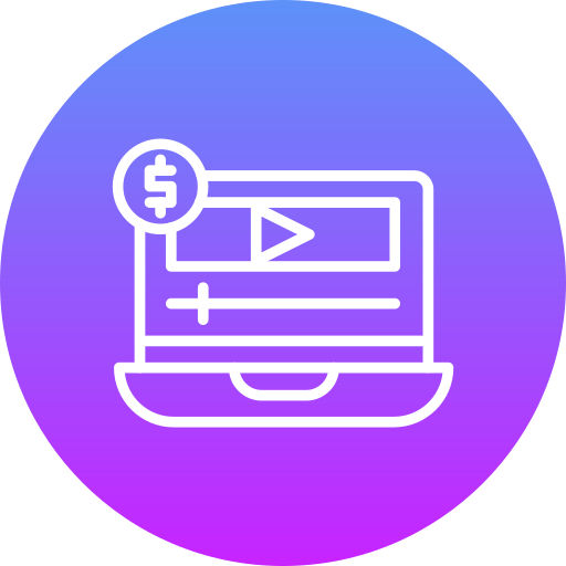 유료 미디어 무료 아이콘