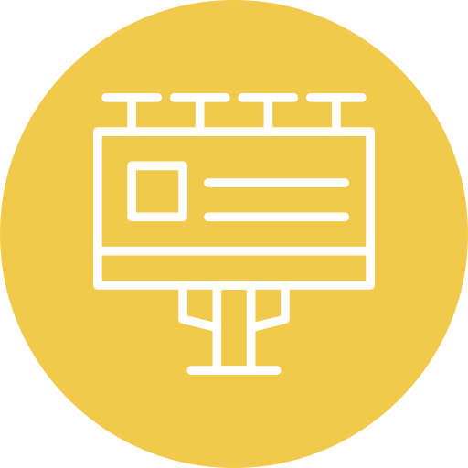 pancartas icono gratis