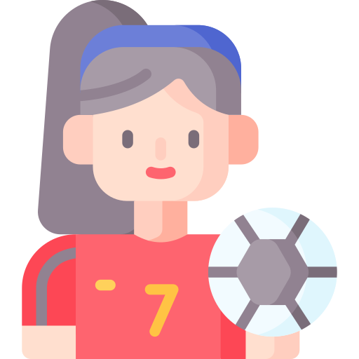 여자 축구 선수 무료 아이콘