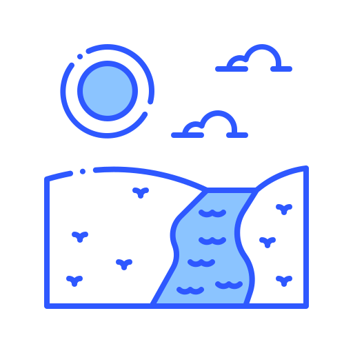 rivière Icône gratuit