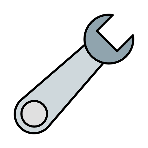 llave inglesa icono gratis