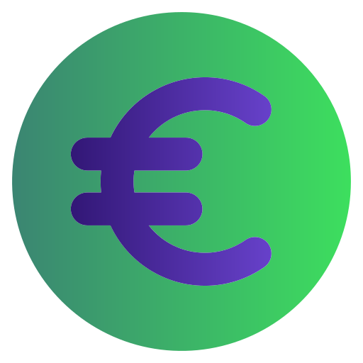 euro icono gratis