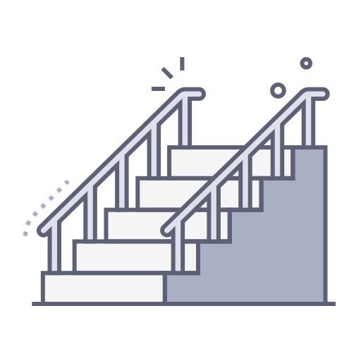 escalera icono gratis