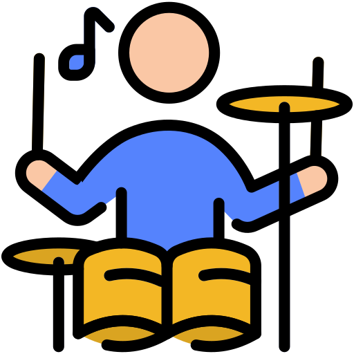 le batteur Icône gratuit le batteur Icône gratuit