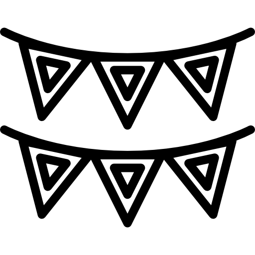 guirnalda icono gratis