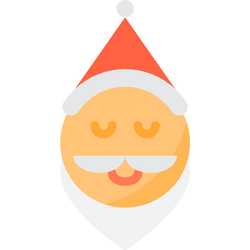 papá noel icono gratis