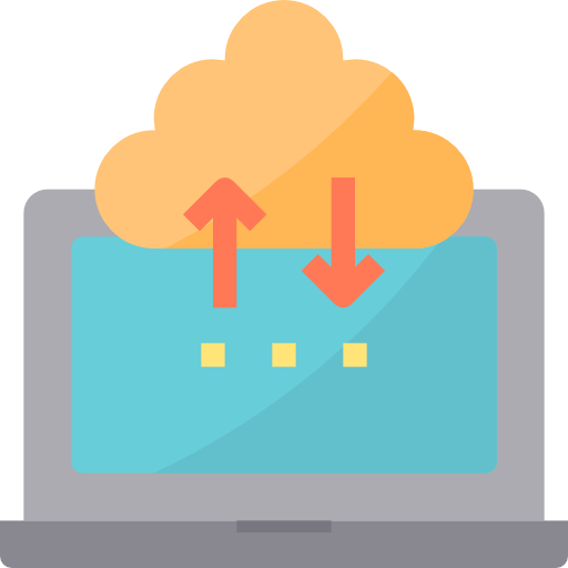 computación en la nube icono gratis