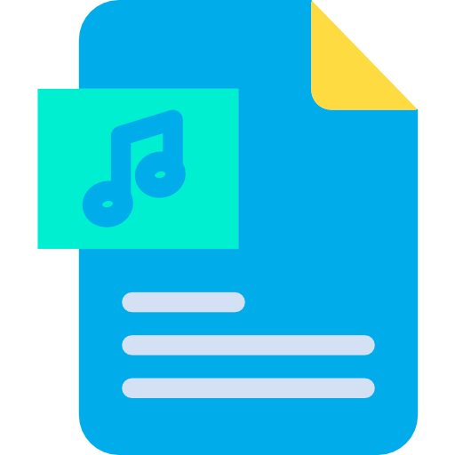 Music file free icon Music file free icon