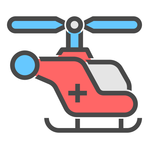 helicóptero icono gratis