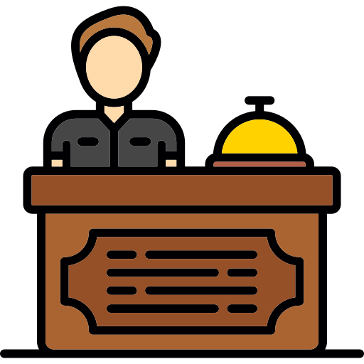 recepcionista icono gratis