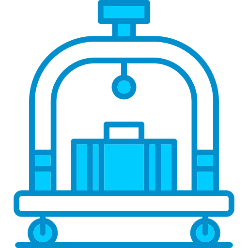 carro de hotel icono gratis