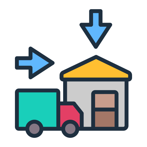 Inbound Free transportation icons