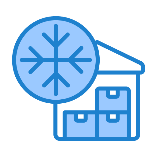 Cold storage - Free shipping and delivery icons