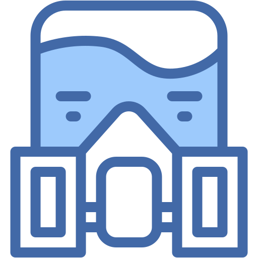 máscara de gas icono gratis