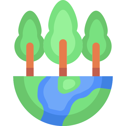 planeta verde icono gratis