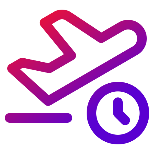 Flight time free icon Flight time free icon