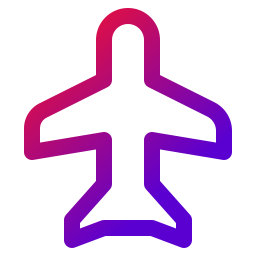 Airplane free icon