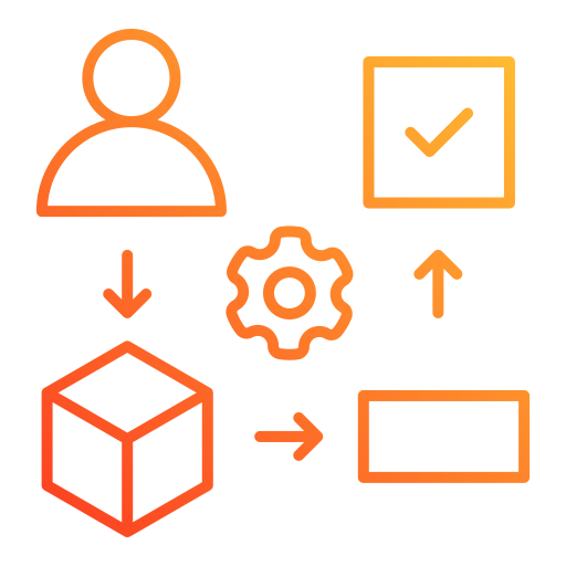 flujo de trabajo icono gratis