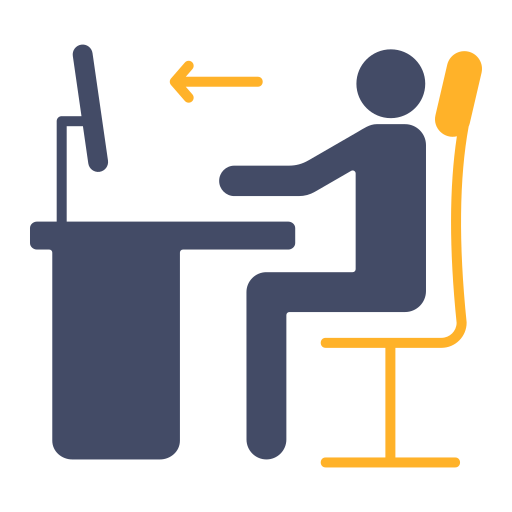 ergonomía icono gratis