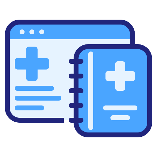 informe médico icono gratis