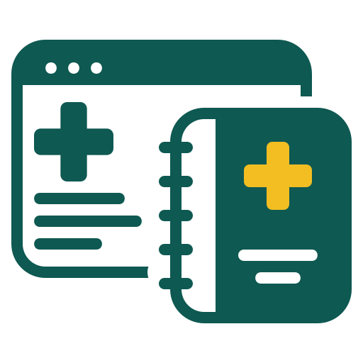 informe médico icono gratis