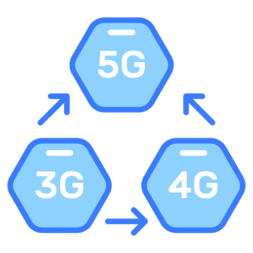 datos 5g icono gratis