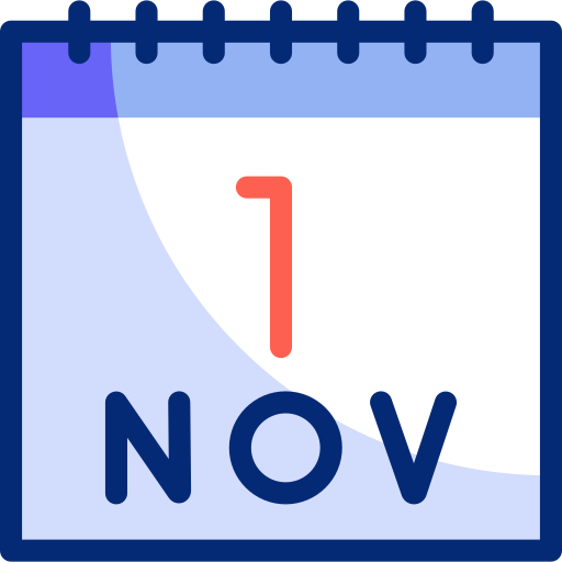 noviembre icono gratis