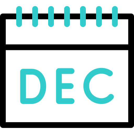 diciembre icono gratis