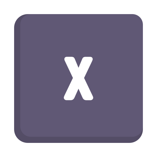 buchstabe x kostenlos Icon