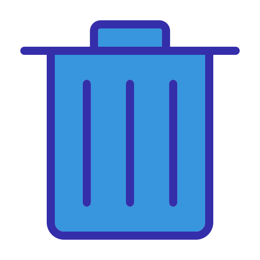 papelera de reciclaje icono gratis