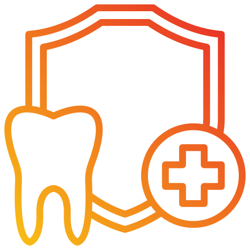 seguro dental icono gratis