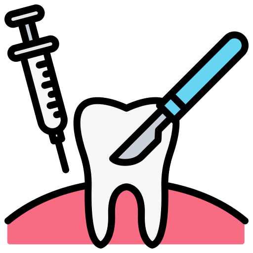 cirugía dental icono gratis