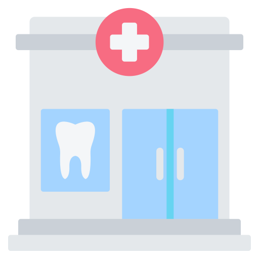 clínica dental icono gratis