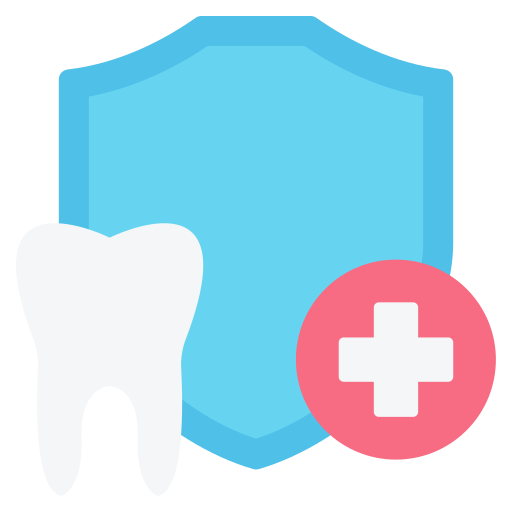 seguro dental icono gratis